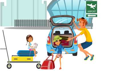 Transfer, Transfer z Protaras dowolnego miejsca np. hotelu, apartamentu, willi na lotnisko w Larnaka dla 4-8 osób